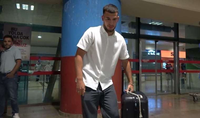 Trabzonspor'un yeni transferi Mehmet Can Aydın Trabzon’da