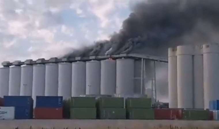 Fransa'da buğday silosunda yangın çıktı