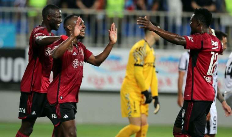 Beşiktaş Azerbaycan'dan avantajlı döndü: Neftçi Bakü 1-3 Beşiktaş