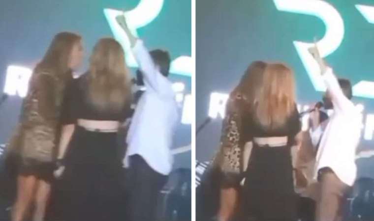 Demet Akalın ve Resul Dindar sahnede birbirine girdi: 'Sen beni tanımamışsın'