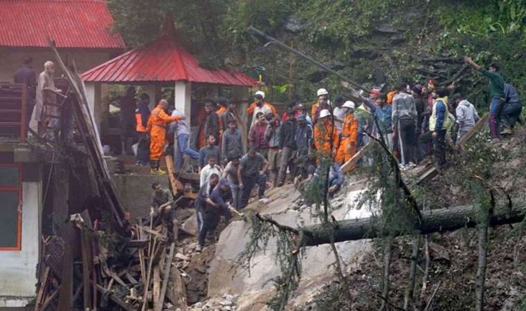The death toll from landslides in the Himalayas has risen to 57. 10 people were not found