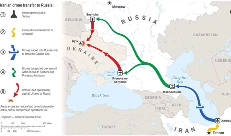 US demands that Iran cease drone exports to Russia