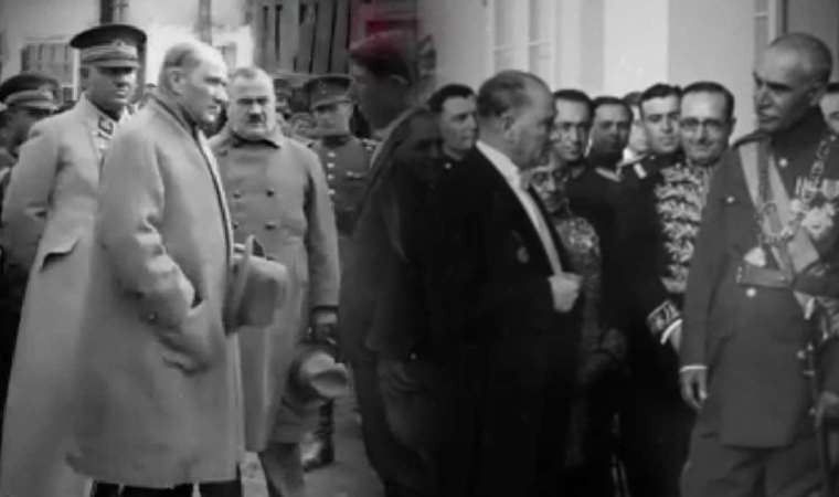 Atatürk’ün hiç bilinmeyen görüntüleri