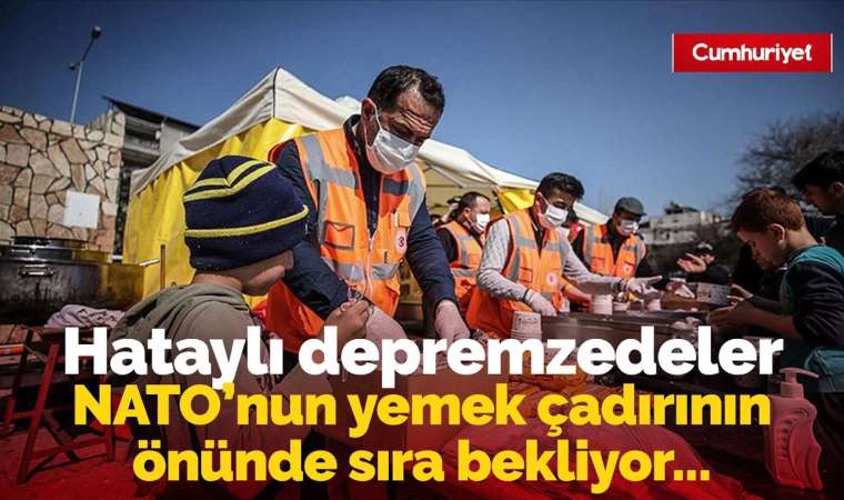 Depremzedeler 50 derece sıcaklığın altında saatlerde yemek bekledi!