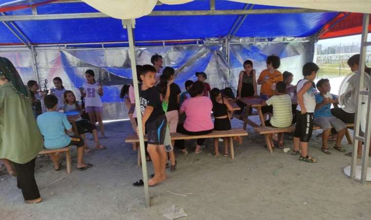 Sosyal Haklar Derneği, deprem bölgesinde yaz okulu düzenliyor