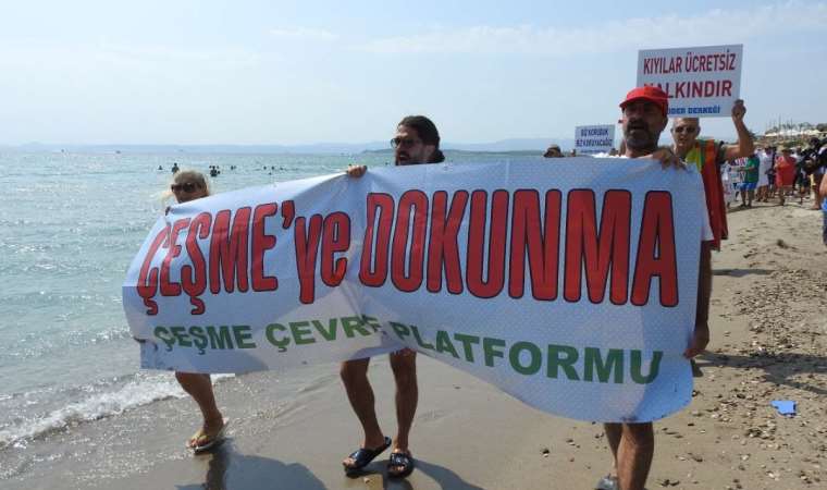 Çeşme’de 'beach club'lara tepkiler sürüyor