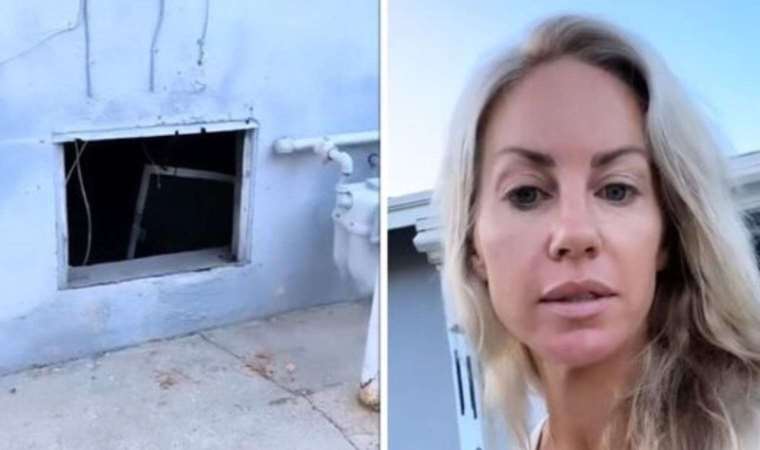 Evinin altında aylardır birisinin yaşadığını fark etti