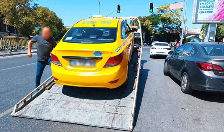 İstanbul'da yolcu seçen taksiciler 10 gün trafikten men edildi