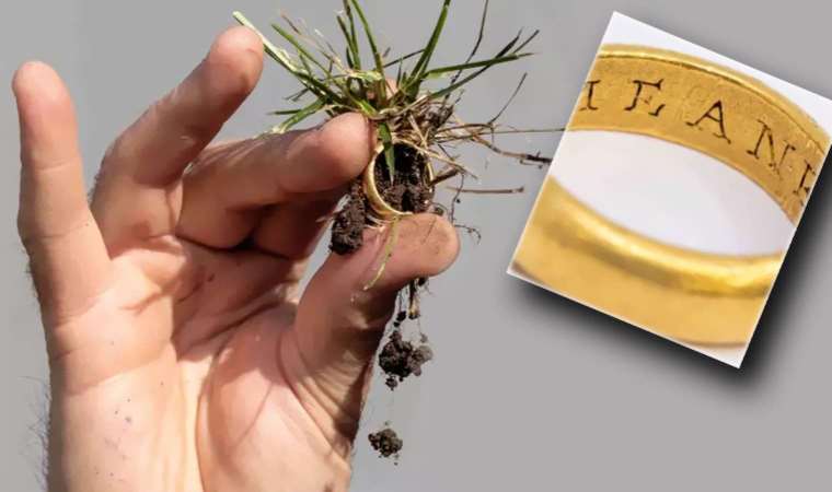 Metal dedektörü ile buldular...