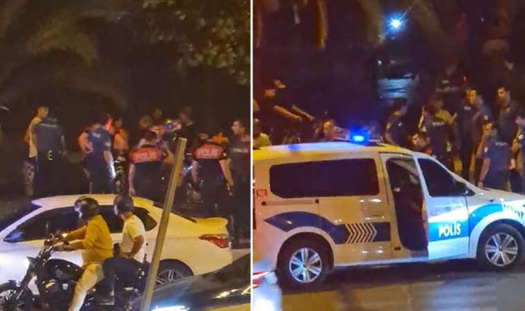 Kadıköy’de çiçek satan iki grup arasında kavga: Polis biber gazıyla müdahale etti!