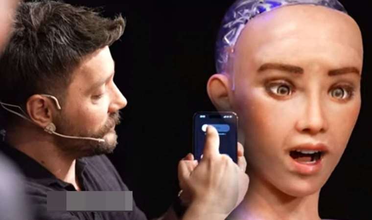 Oğuzhan Uğur'un cevabı gündem oldu... Mevzular Açık Mikrofon'da Robot Sophia'dan tartışma yaratan sözler: 'Siz insanlar biraz zavallısınız'