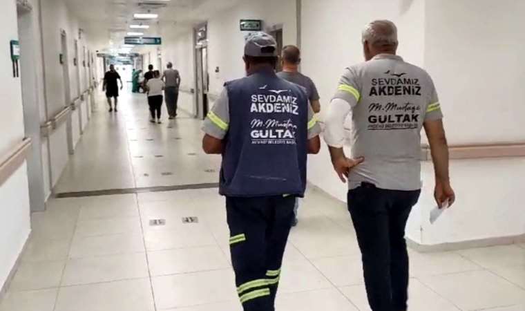 20 kişilik grup, çöp dökmeye giden belediye personeline saldırdı