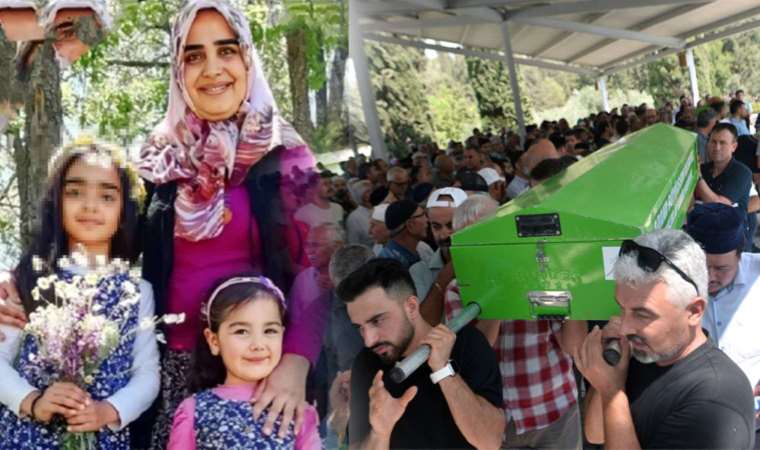 Kazada ölen anne, kızı ve ikiz kardeşi toprağa verildi