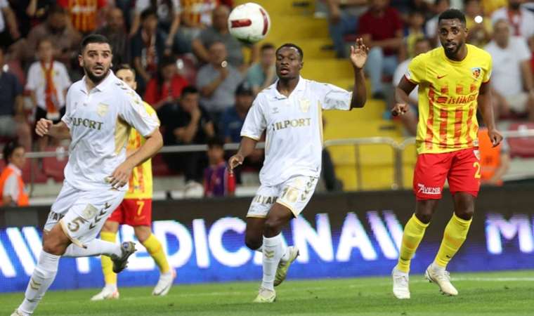 Kayserispor, Samsunspor'u 2-1 mağlup etti