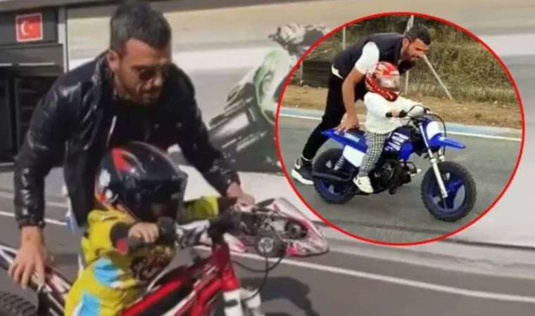 Kenan Sofuoğlu’nun 4 yaşındaki oğlu Zayn motosikletle kaza yaptı