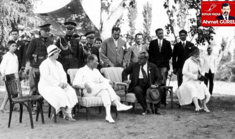 Cumhurbaşkanı’nın, Yunus Nadi ile yaptığı birinci konuşma