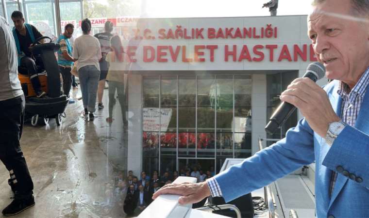 Cumhurbaşkanı Erdoğan açmıştı: Hatay Defne Devlet Hastanesi’ni yine su bastı