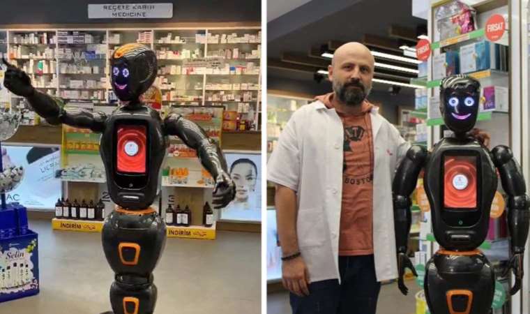 Türkiye'de bir ilk: Yapay zeka robotu 'Marbot Ada', Yalova'da eczacı kalfası oldu