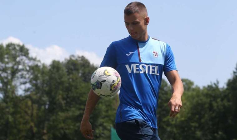 Trabzonspor'da burnu kırılan Filip Benkovic çalışmalara başladı
