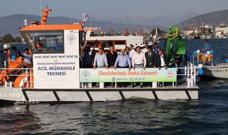 Muğla’nın denizlerinin güvenliği için yeni tekneler suya indi