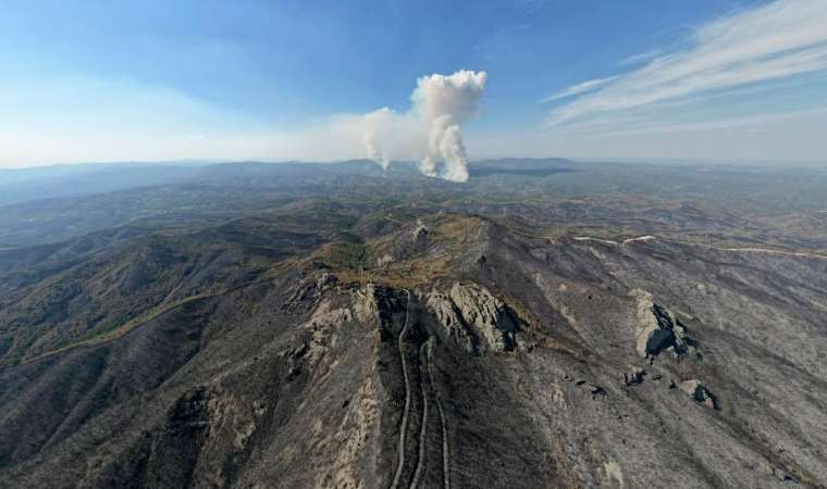 Yunanistan'ın Meriç Bölgesi 11 gündür yanıyor, New York büyüklüğünde bir alan kül oldu