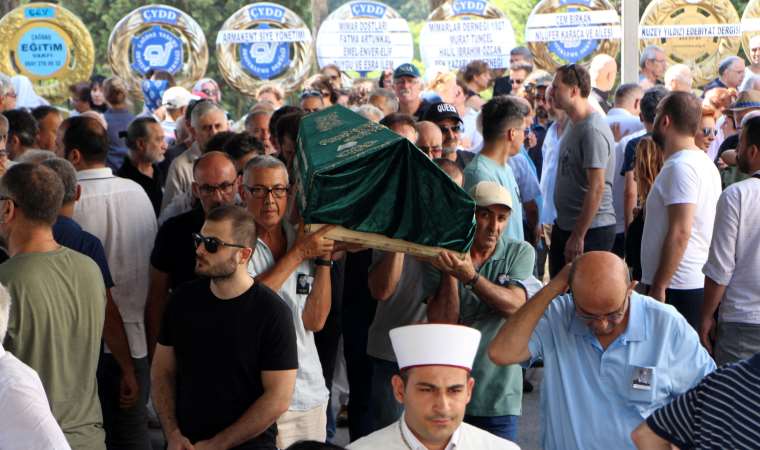 Yaşar Kemal'in oğlu Raşit Gökçeli son yolculuğuna uğurlandı