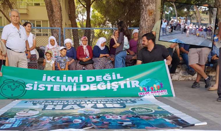Yaşam savunucuları Deştin'deki çimento fabrikasına karşı nöbette