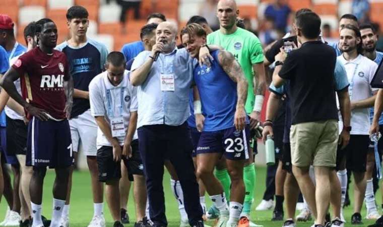 Adana Demirspor'da maç sonu ayrılık yaşandı