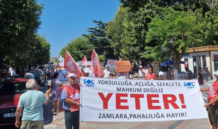 SOL Parti'den 'zam' protestosu: 'Artık yeter!'
