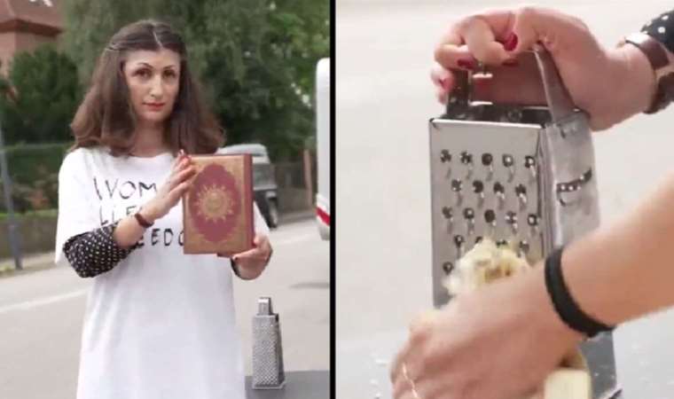 Danimarkalı sanatçı Bazrafkan'dan Kuran'a saldırı