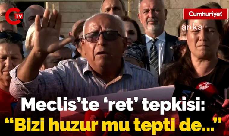 Cumhur'dan tüm önergelere ret: Akbelenliler Meclis'te kararı protesto etti! 