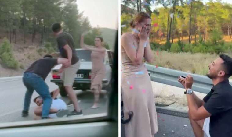 Antalya'daki yol kavgasından 'evlilik teklifi' çıktı