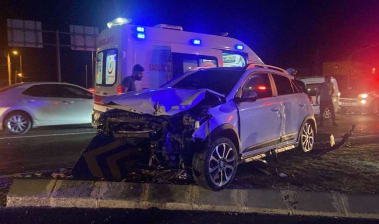 Tekirdağ’da iki araç kafa kafaya çarpıştı: 2’si çocuk 4 yaralı