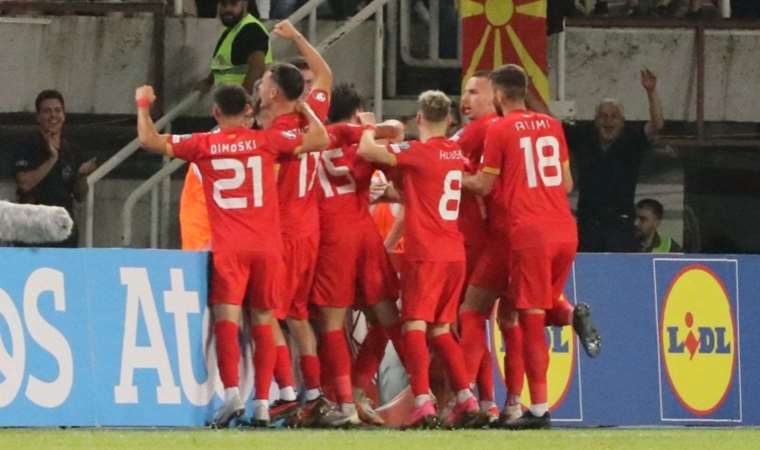 Kuzey Makedonya, Enis Bardhi ile İtalya'dan puanı kaptı