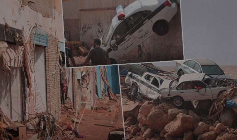 Libya'daki sel felaketinde 2 binden fazla kişi öldü