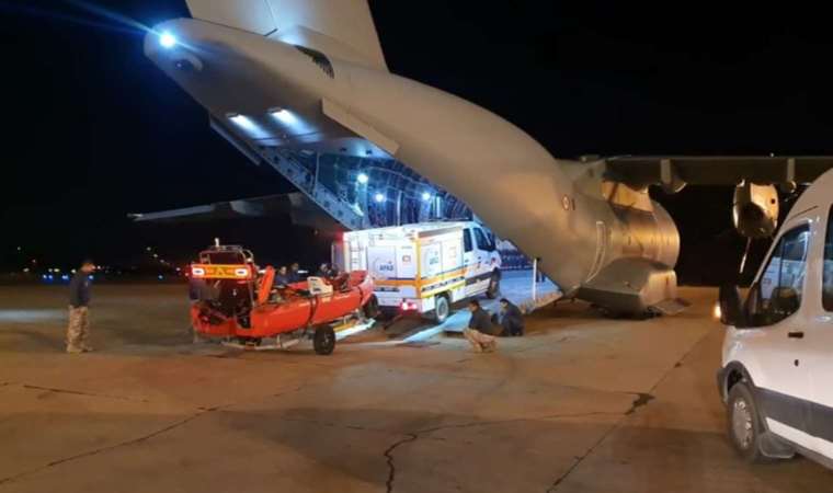 MSB'den Libya açıklaması:  Arama-kurtarma ekiplerini taşıyan uçak hareket etti