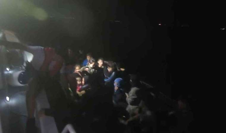 33 kaçak göçmen kurtarıldı