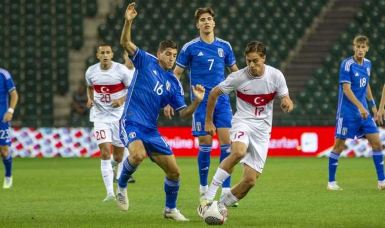 U21 Milli Takımı, İtalya'ya 2-0 mağlup oldu