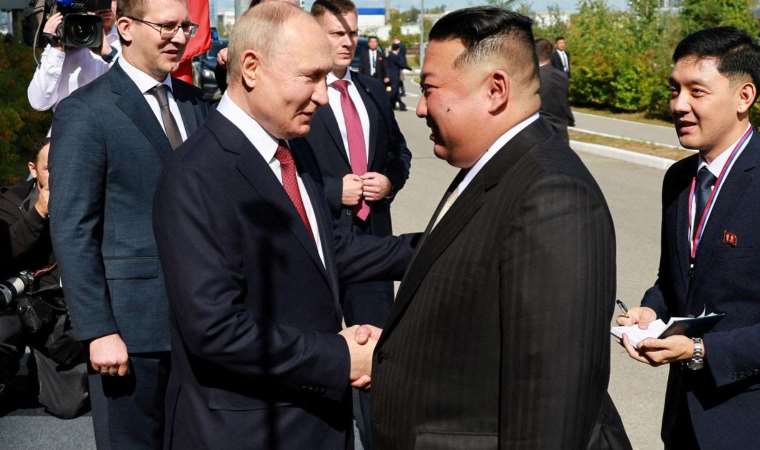 Putin-Kim Jong-un görüşmesini hedef aldı: Savunma işbirliğinden endişeliyiz