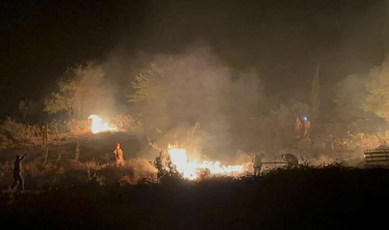 Aydın'da makilik alanda çıkan yangın yoğun çalışma sonucu söndürüldü