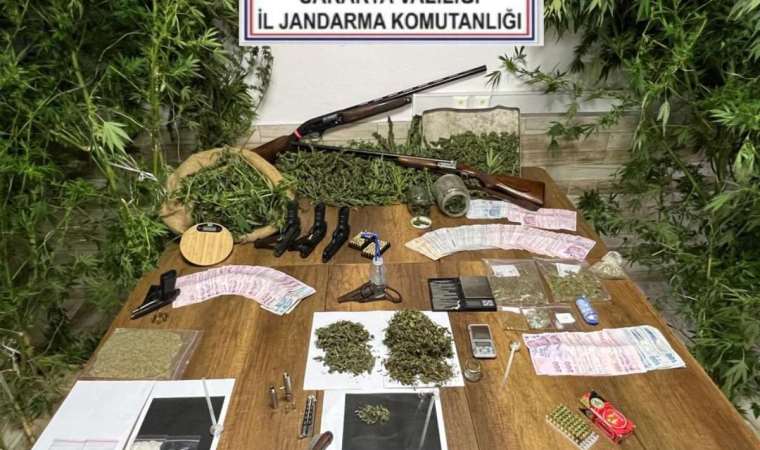 Sakarya'da uyuşturucu operasyonu: 6 gözaltı