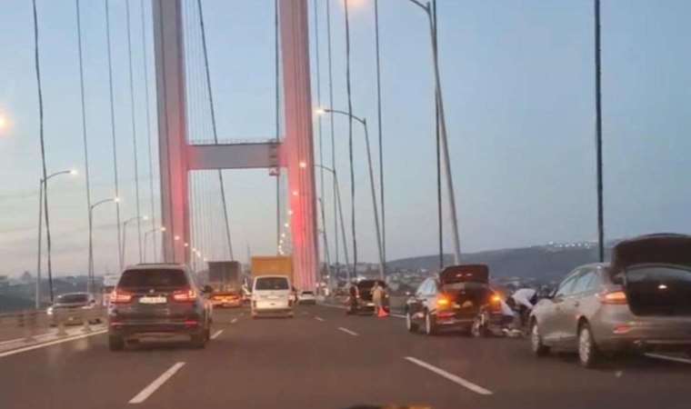 Osmangazi Köprüsü'nde bir garip olay...
