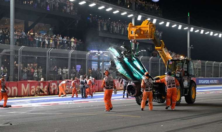 Formula 1'de korkunç kaza!