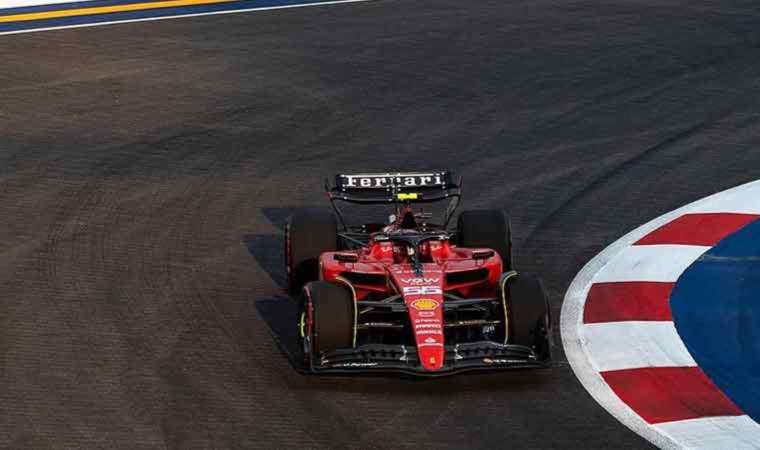 F1 Singapur Grand Prix'sinde pole pozisyonu Carlos Sainz'ın