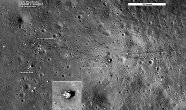 NASA'nın Apollo 17 uzay aracı "Ay depremleri"ne yol açabilir