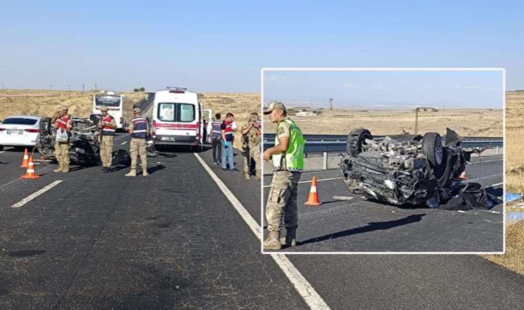 Diyarbakır’da feci kaza! Lastiği patlayan otomobil takla attı, 3 kişi hayatını kaybetti