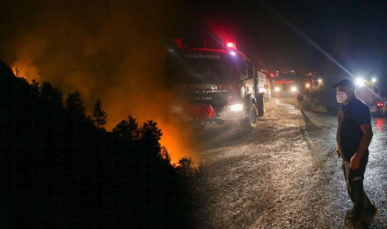 Alanya'da orman yangını! Havadan ve karadan müdahale sürüyor