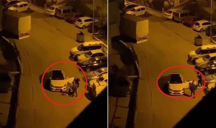 Erkek şiddeti sürüyor: Sokak ortasında kadını darbetti