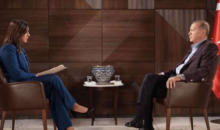 Erdoğan'dan Demirtaş, Kavala ve Kabaş hakkında soru soran ABD'li sunucuya sert tepki