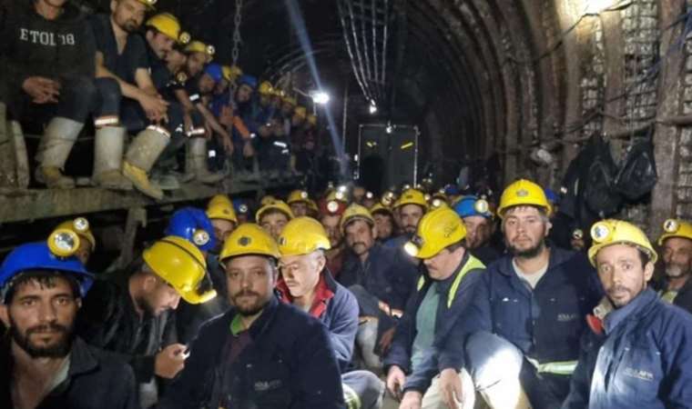 Eskişehir'de maden işçileri açlık grevinde: 'Haklarımız için sonuna kadar devam edeceğiz!'